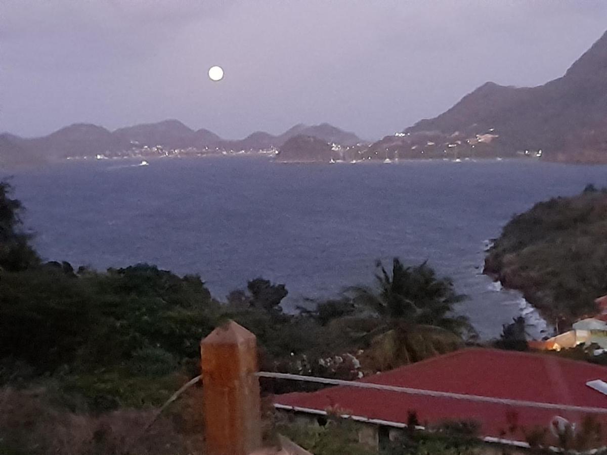 Ti Kaz Anoli Vue Epoustouflante Sur La Baie Villa Terre-de-Bas Kültér fotó
