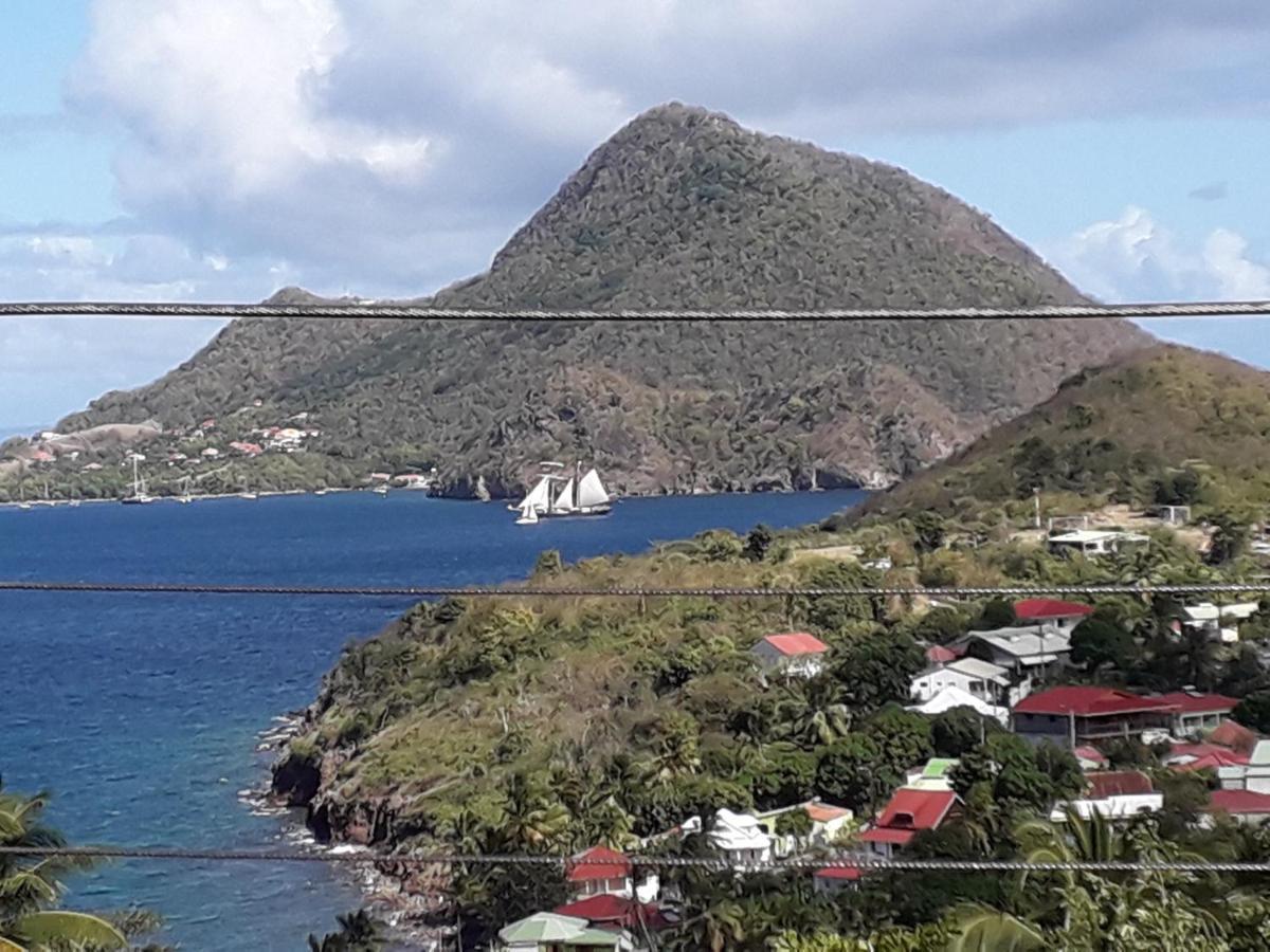 Ti Kaz Anoli Vue Epoustouflante Sur La Baie Villa Terre-de-Bas Kültér fotó