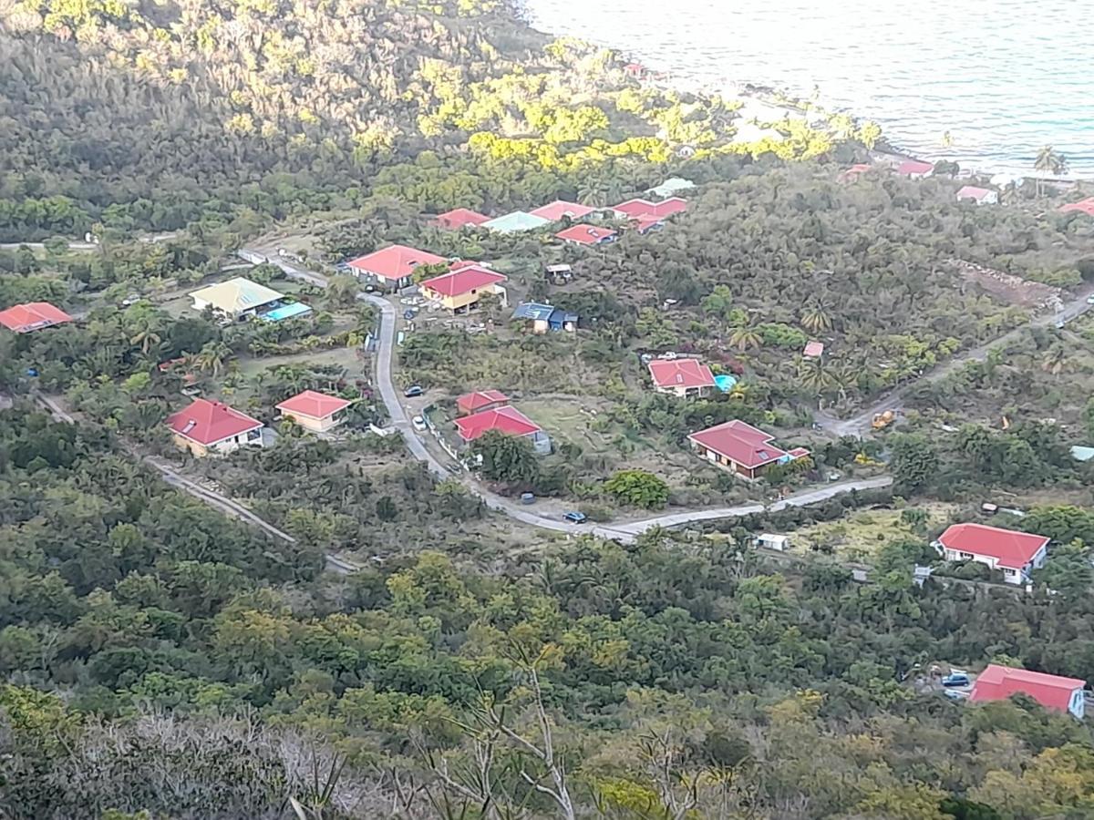 Ti Kaz Anoli Vue Epoustouflante Sur La Baie Villa Terre-de-Bas Kültér fotó