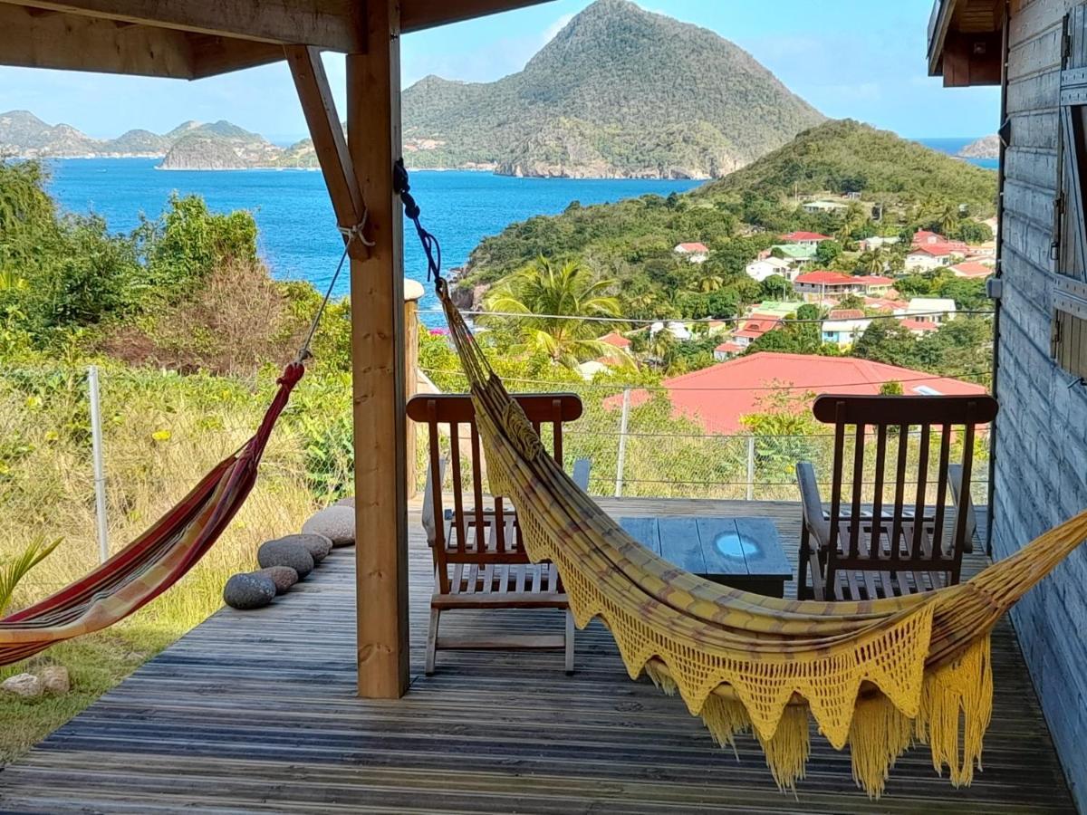 Ti Kaz Anoli Vue Epoustouflante Sur La Baie Villa Terre-de-Bas Kültér fotó