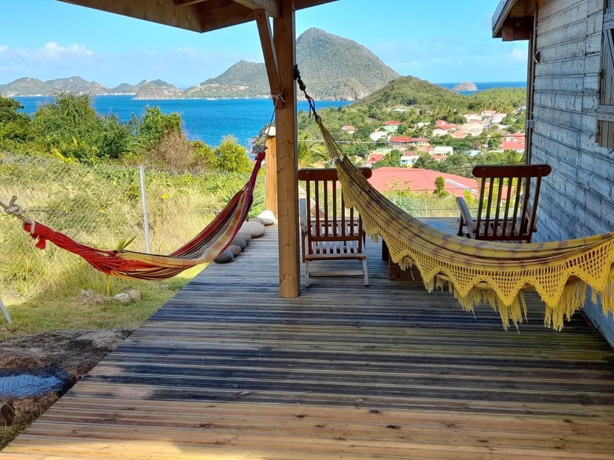 Ti Kaz Anoli Vue Epoustouflante Sur La Baie Villa Terre-de-Bas Kültér fotó