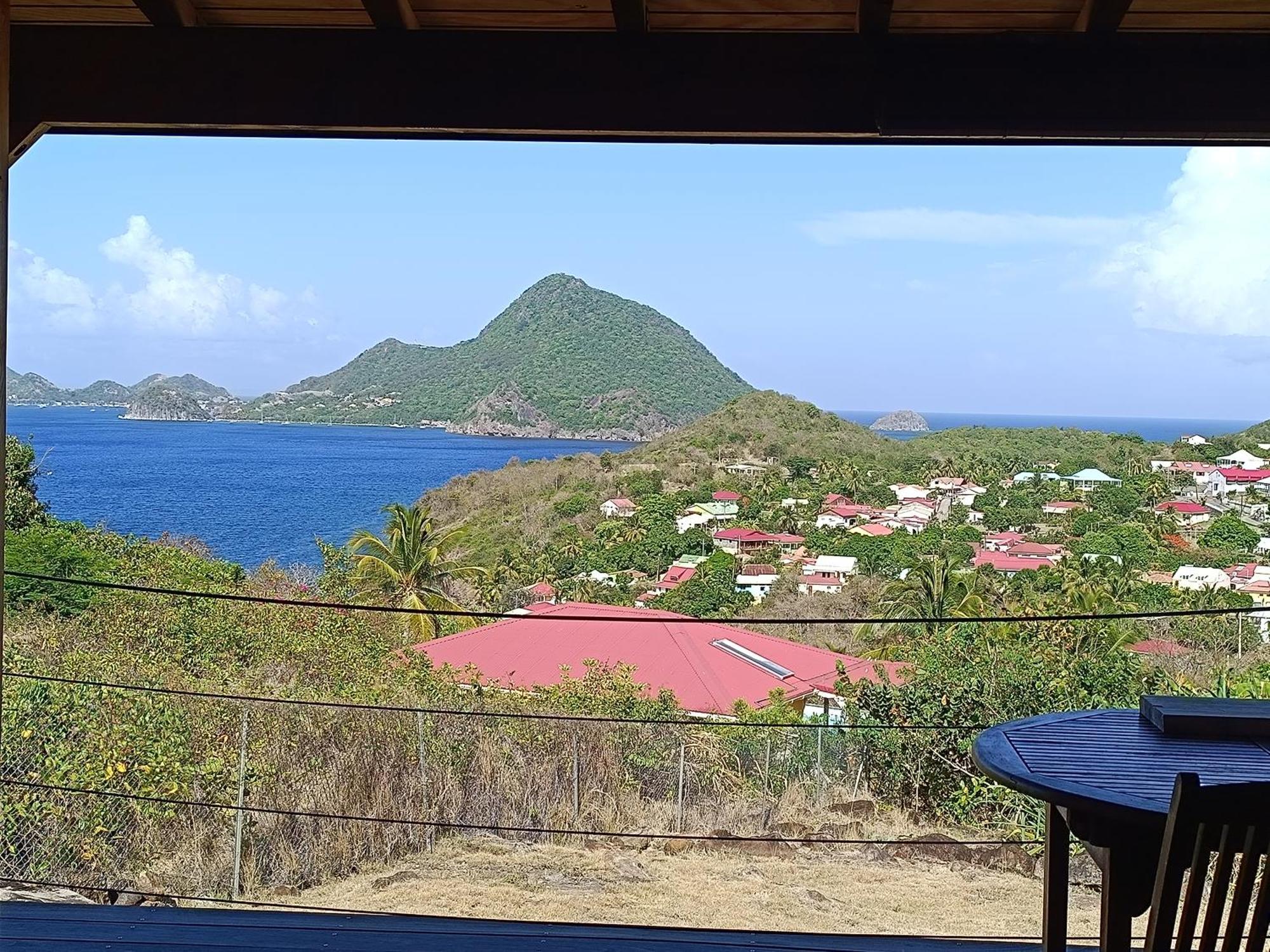 Ti Kaz Anoli Vue Epoustouflante Sur La Baie Villa Terre-de-Bas Kültér fotó