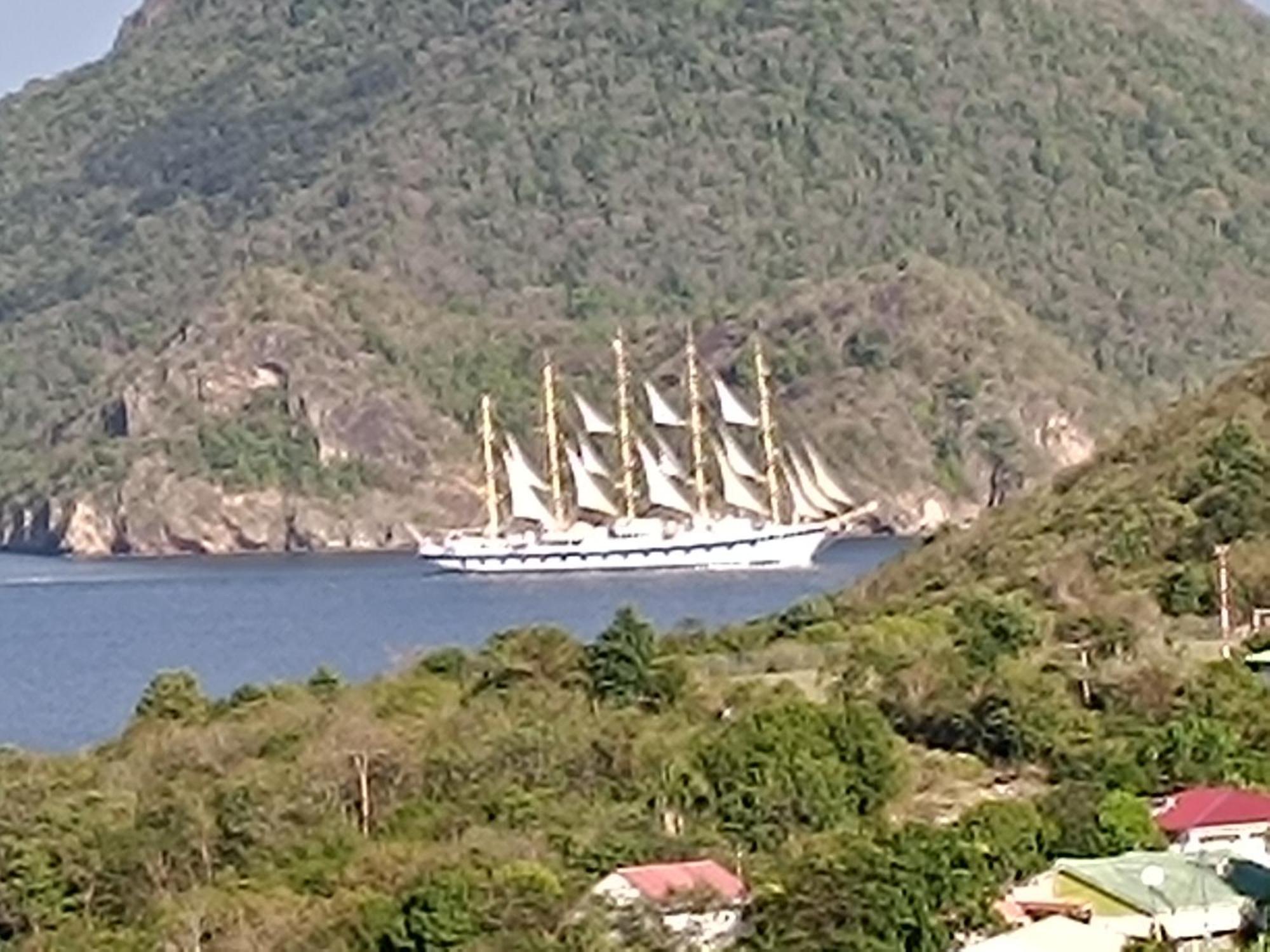 Ti Kaz Anoli Vue Epoustouflante Sur La Baie Villa Terre-de-Bas Kültér fotó